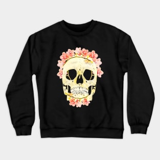 Floral skull Crewneck Sweatshirt